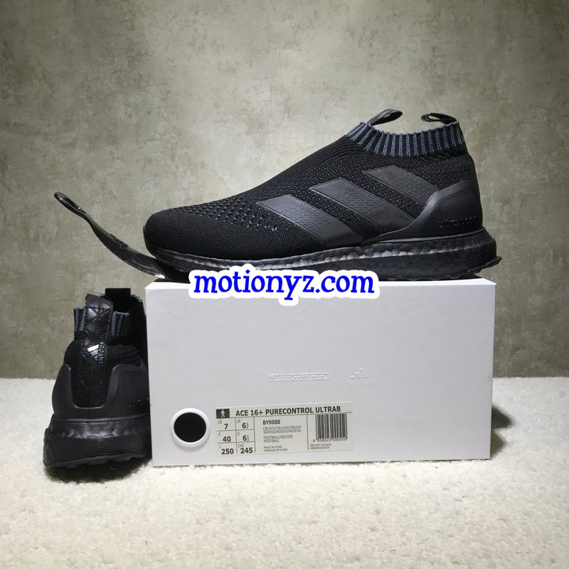 Real Boost Adidas ACE 16 Ultra Boost Triple Black BY9088